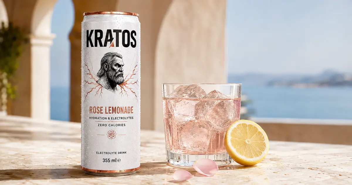 Introducing KRATOS Rose Lemonade: Hydration With a Spine